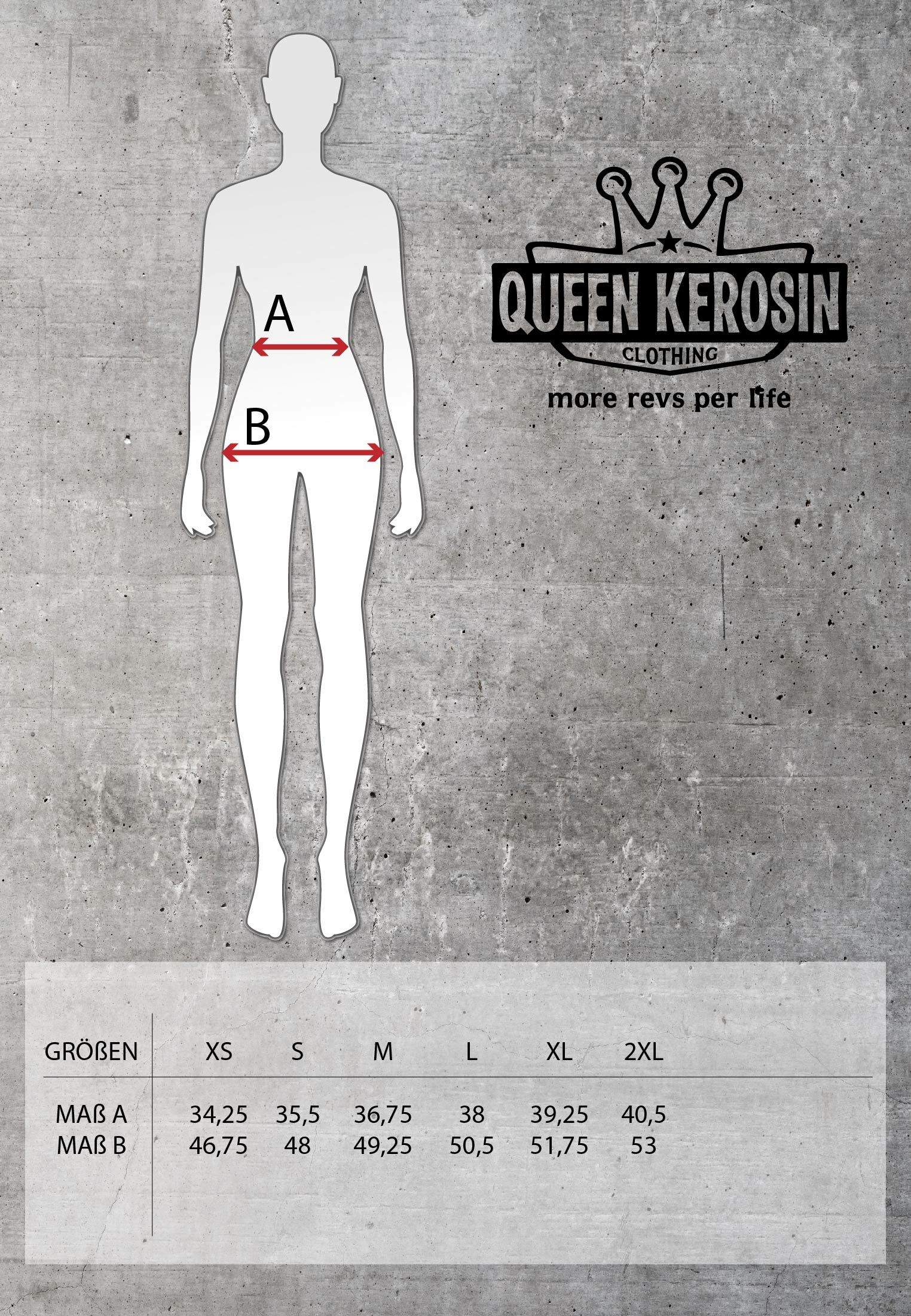 Queen Kerosin - Denim Latz-Shorts