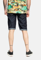 King Kerosin - Denim Shorts mit Pintstripe Stitching «50s Workwear»