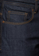 King Kerosin - Denim Shorts mit Pintstripe Stitching «50s Workwear»