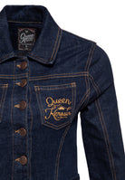 Queen Kerosin - Denim Swing-Dress «Q Crown»