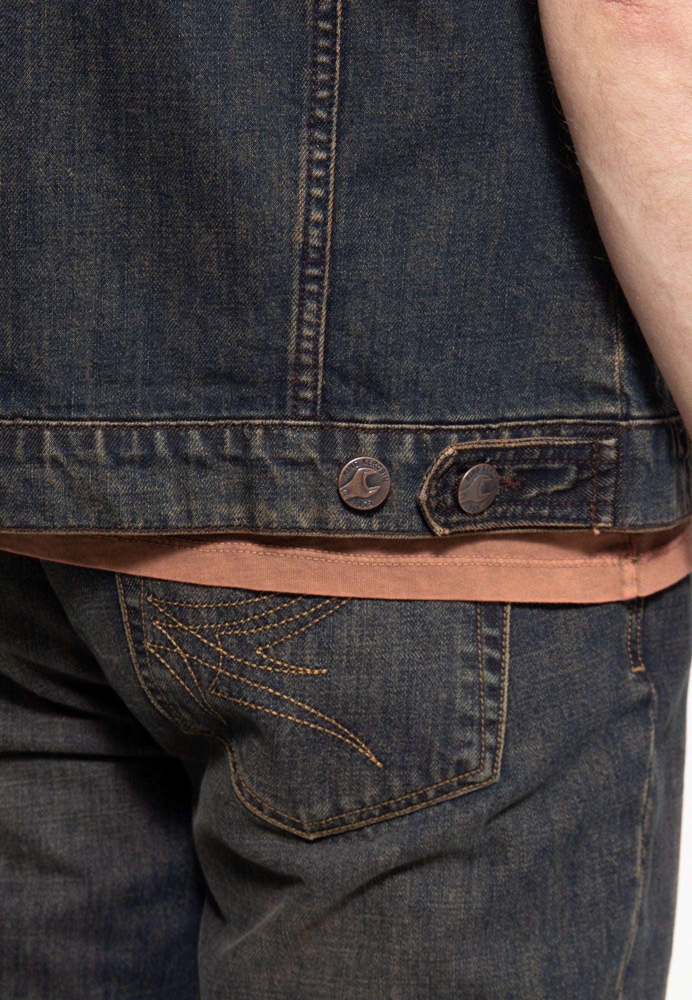 King Kerosin - Denim Weste «Motor State»