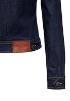 Queen Kerosin - Denim Workwear Jacke «Rock'n'Roll Rebel Queen»