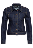 Queen Kerosin - Denim Workwear Jacke «Rock'n'Roll Rebel Queen»
