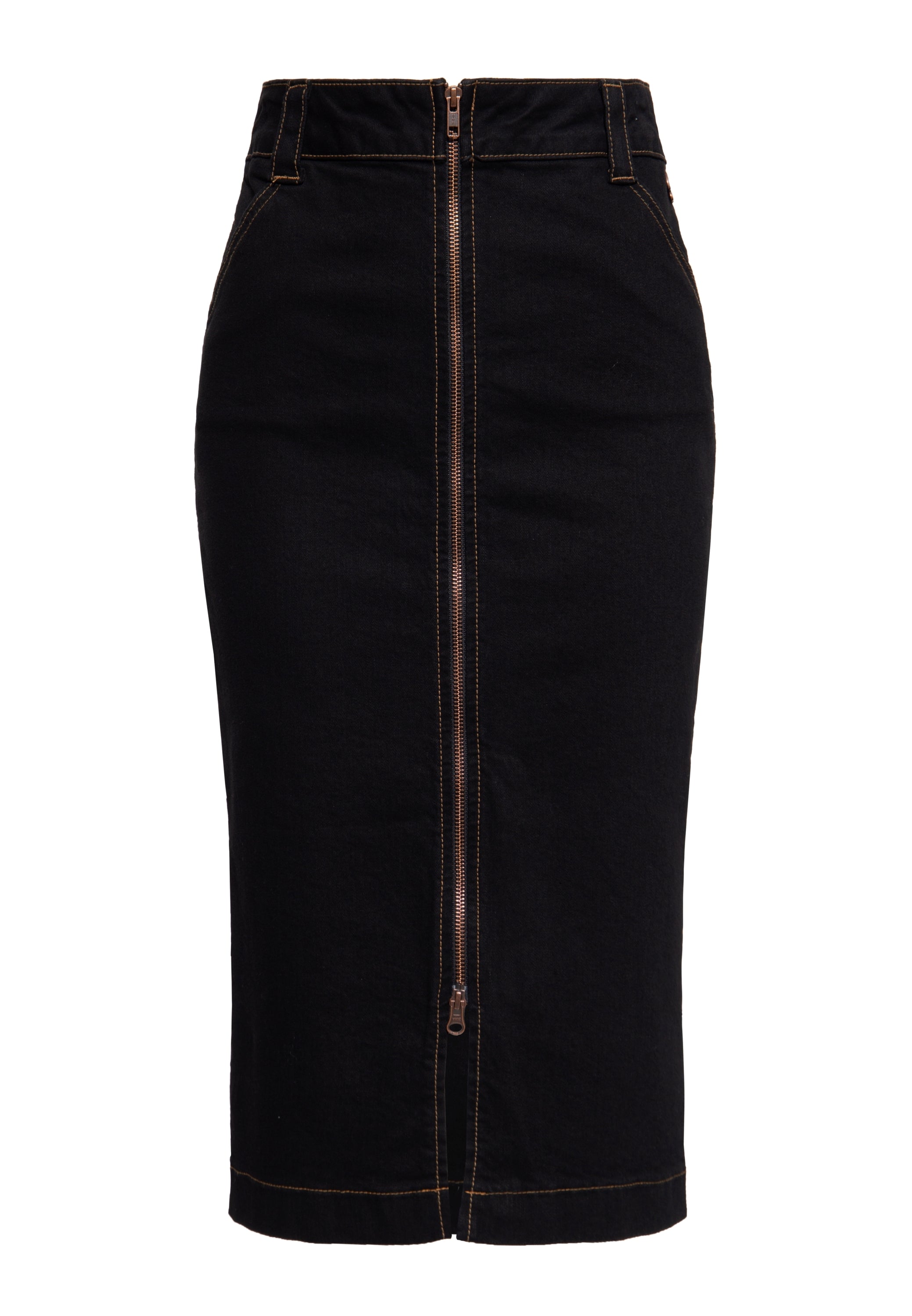 Queen Kerosin - Denim Workwear Pencil Rock