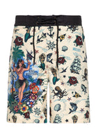 King Kerosin - Designer-Badeshorts «Honolulu Hawaii»