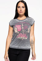 Queen Kerosin - Enzyme Wash T-Shirt «Hell Baby»