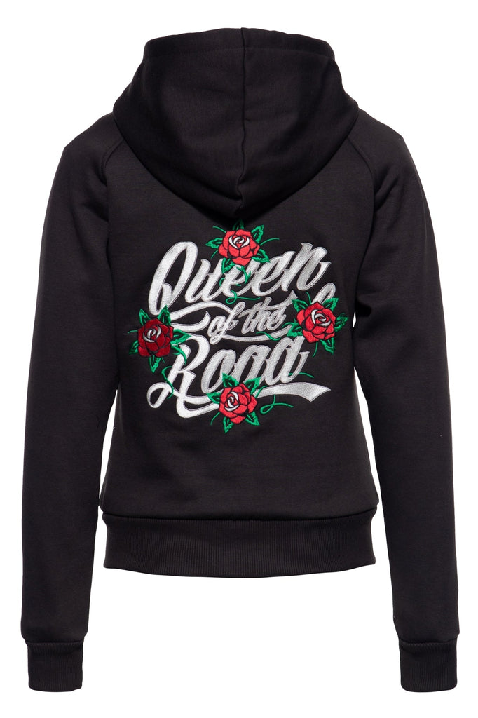 Queen Kerosin Funktions-Sweatjacke mit separatem Softshell-Innenfutter «Queen of the Road»