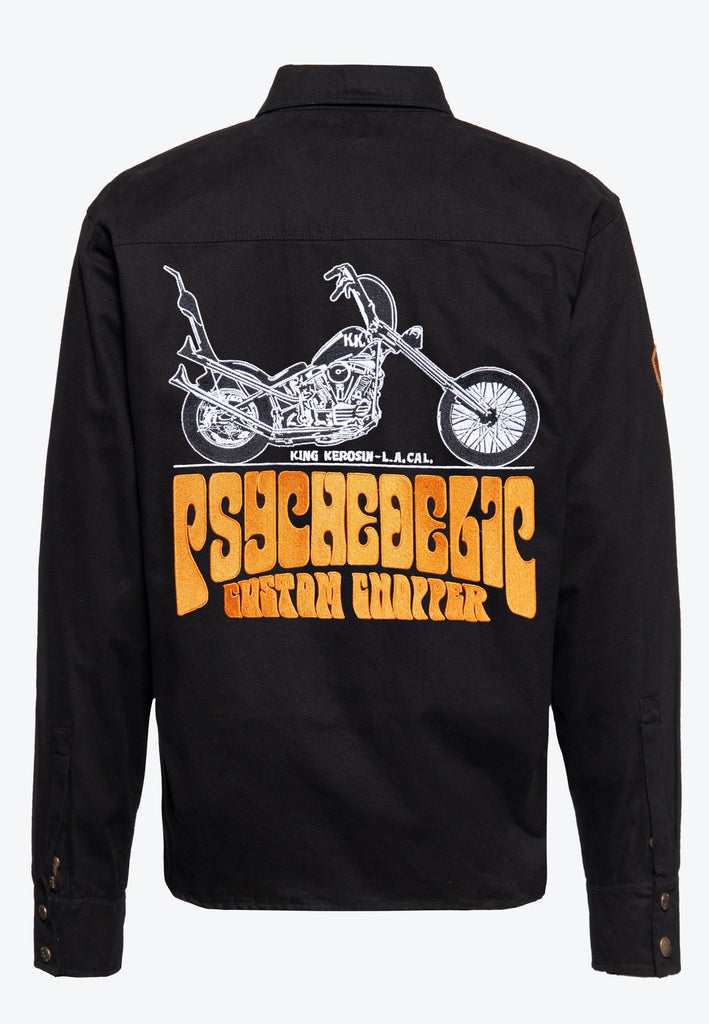 King Kerosin - Funktionshemd «K.K. Adventure Gear - Psychedelic Custom Chopper»