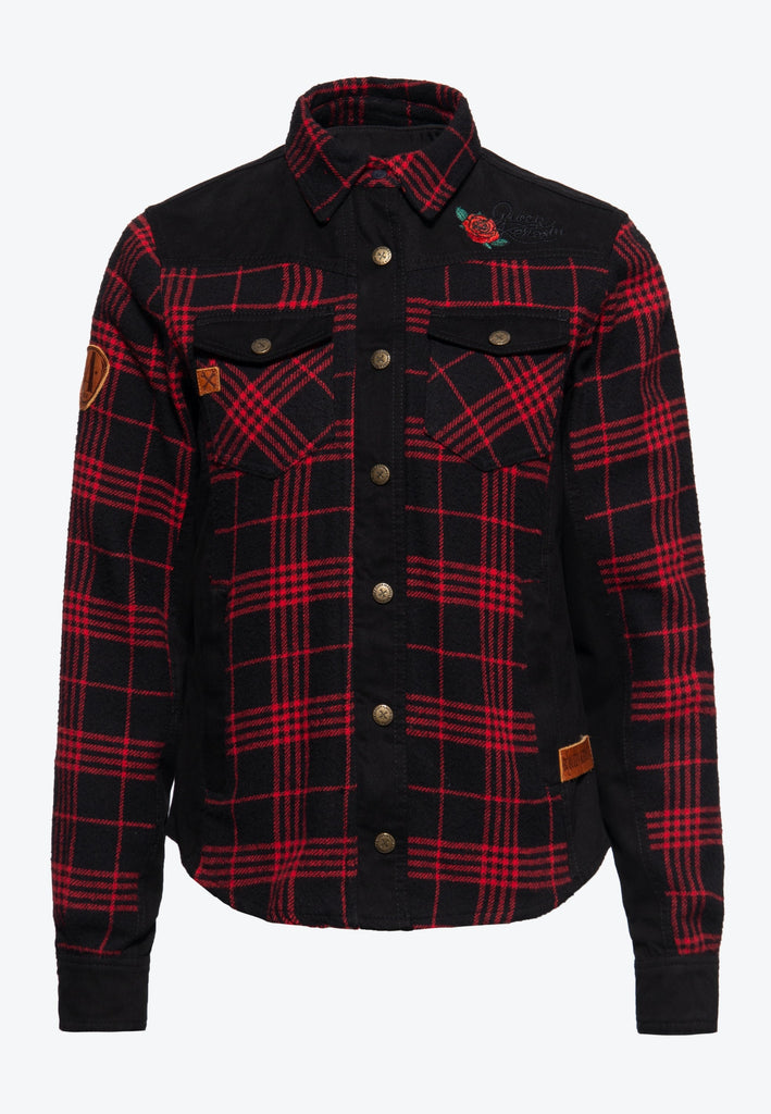 Queen Kerosin Funktionshemd «Wild Ones Roses»