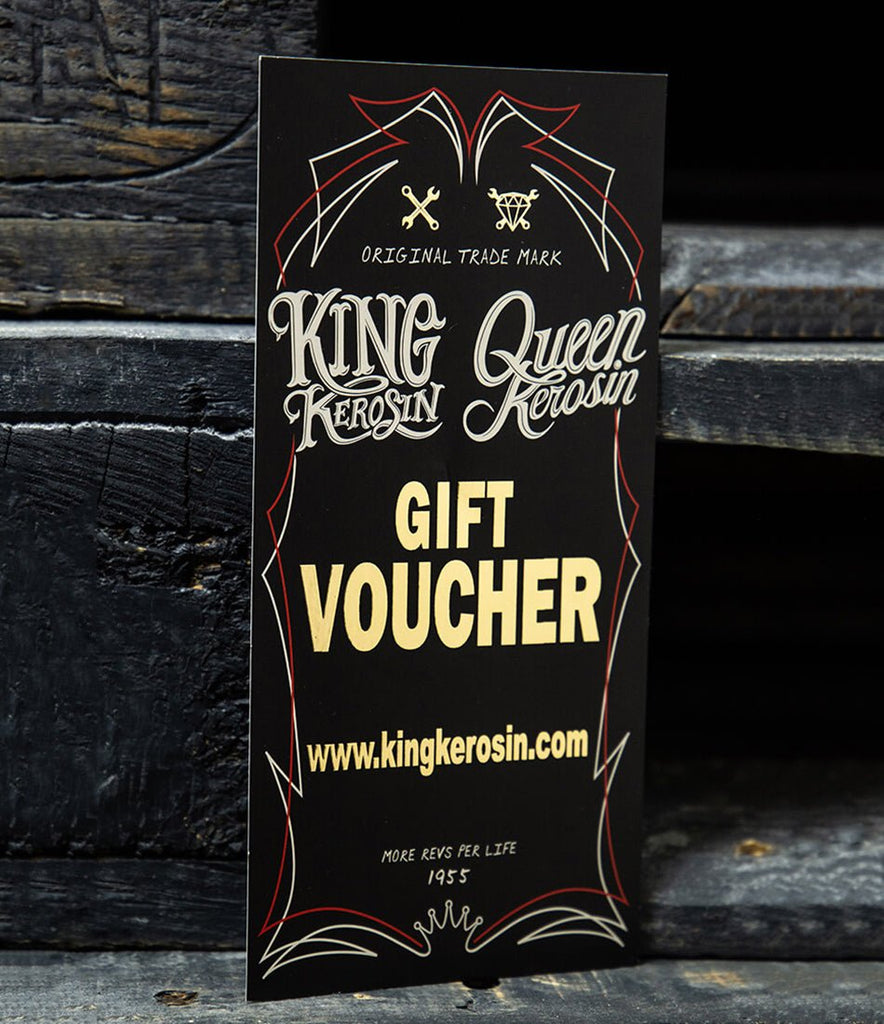 Queen Kerosin Geschenkgutschein (Per E-Mail + Per Post)