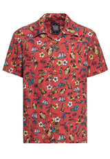 Hawaiihemd aus Bio - Baumwolle Hemden - Kurzarm von King Kerosin