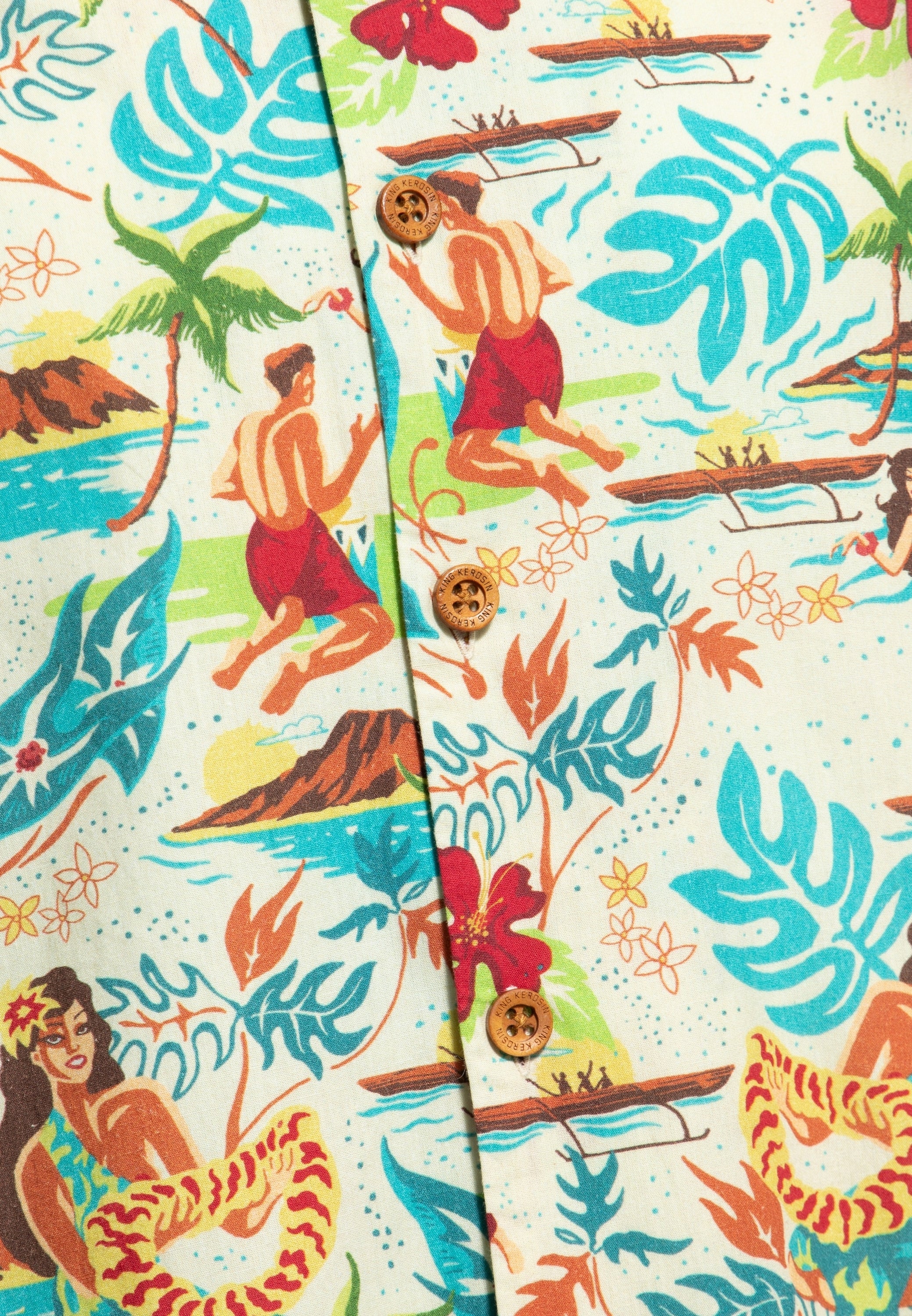 King Kerosin - Hawaiihemd aus Bio-Baumwolle