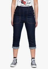 High Waist Capri Jeanshose Capris von Queen Kerosin