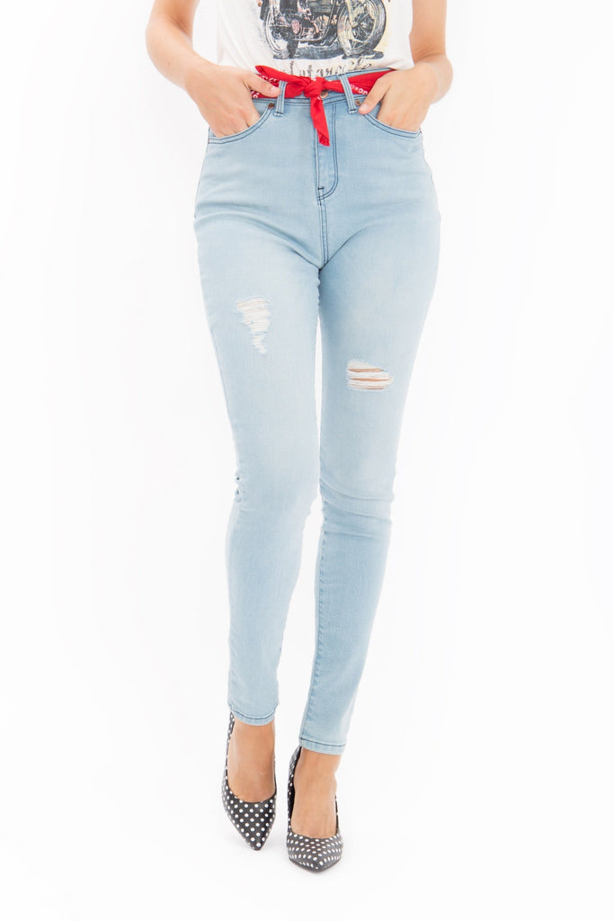 Queen Kerosin - High Waist Jeans Betty Fit «Betty Fit»