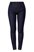 Queen Kerosin - High Waist Jeanshose im 5 Pocket Design «Betty»