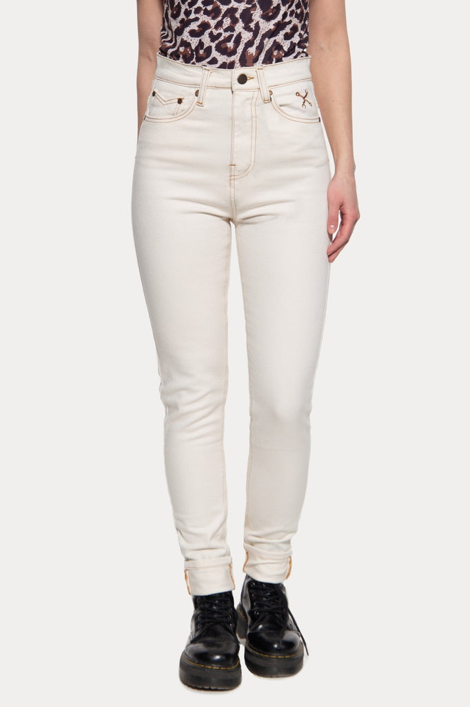 Queen Kerosin High Waist Slim Fit Jeans «Betty»