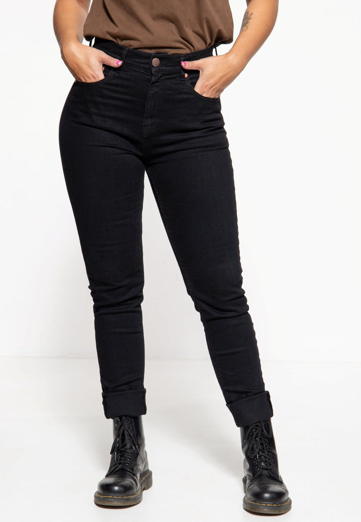 Queen Kerosin - High Waist Slim Fit Jeans «Betty»