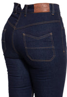Queen Kerosin - High Waist Slim Fit Jeans im 5-Pocket-Design «Betty»