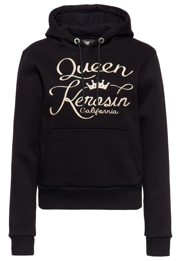 Queen Kerosin Hoodie mit Stickerei «Q California»