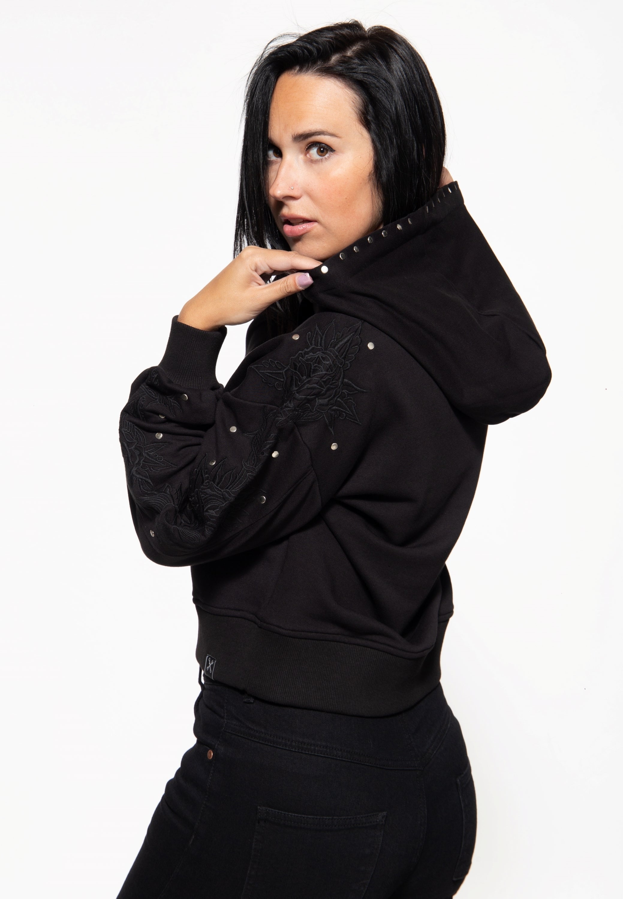 Hoodie «Rose Face» - KING KEROSIN