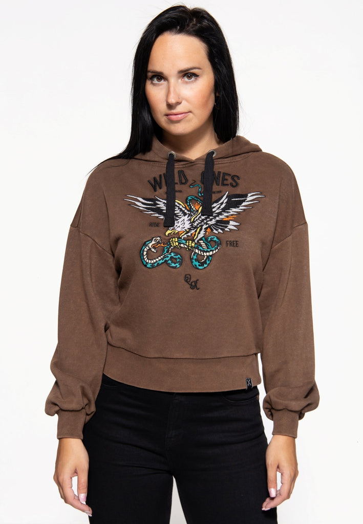 Queen Kerosin Hoodie «Wild Ones Ride Free»