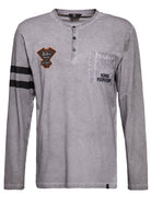 Inside Oilwashed Longsleeve «Motor Service Speedshop» - KING KEROSIN