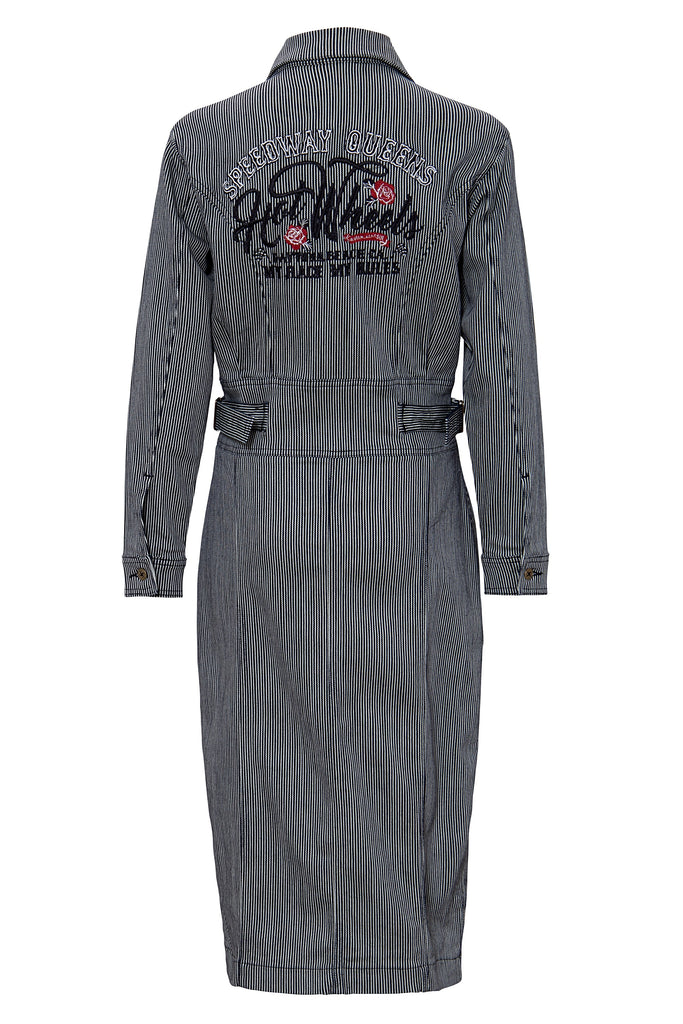 Jeanskleid im Workwear-Style - KING KEROSIN