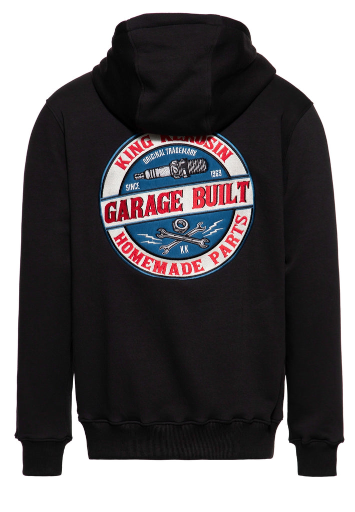 Queen Kerosin Kapuzen-Sweatjacke «Garage Built»
