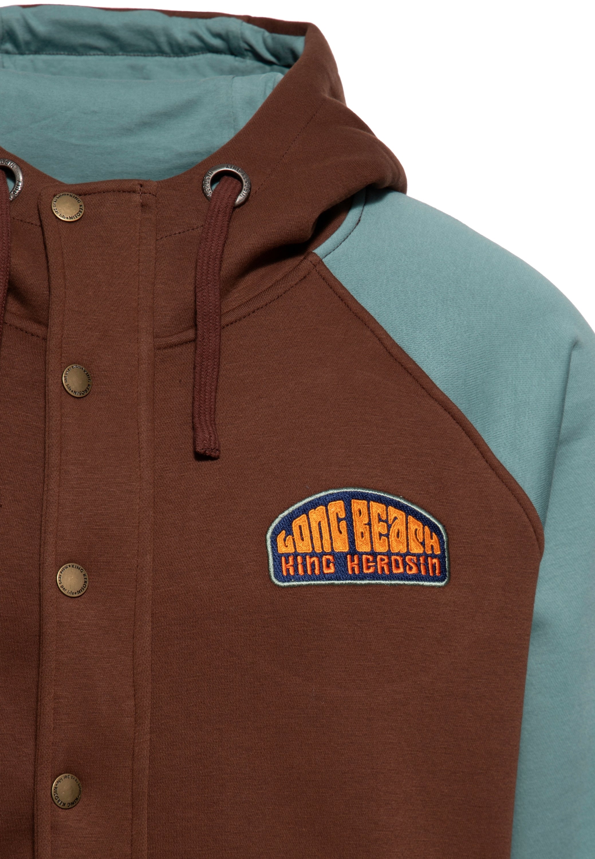 Kapuzen-Sweatjacke «Long Beach» - KING KEROSIN