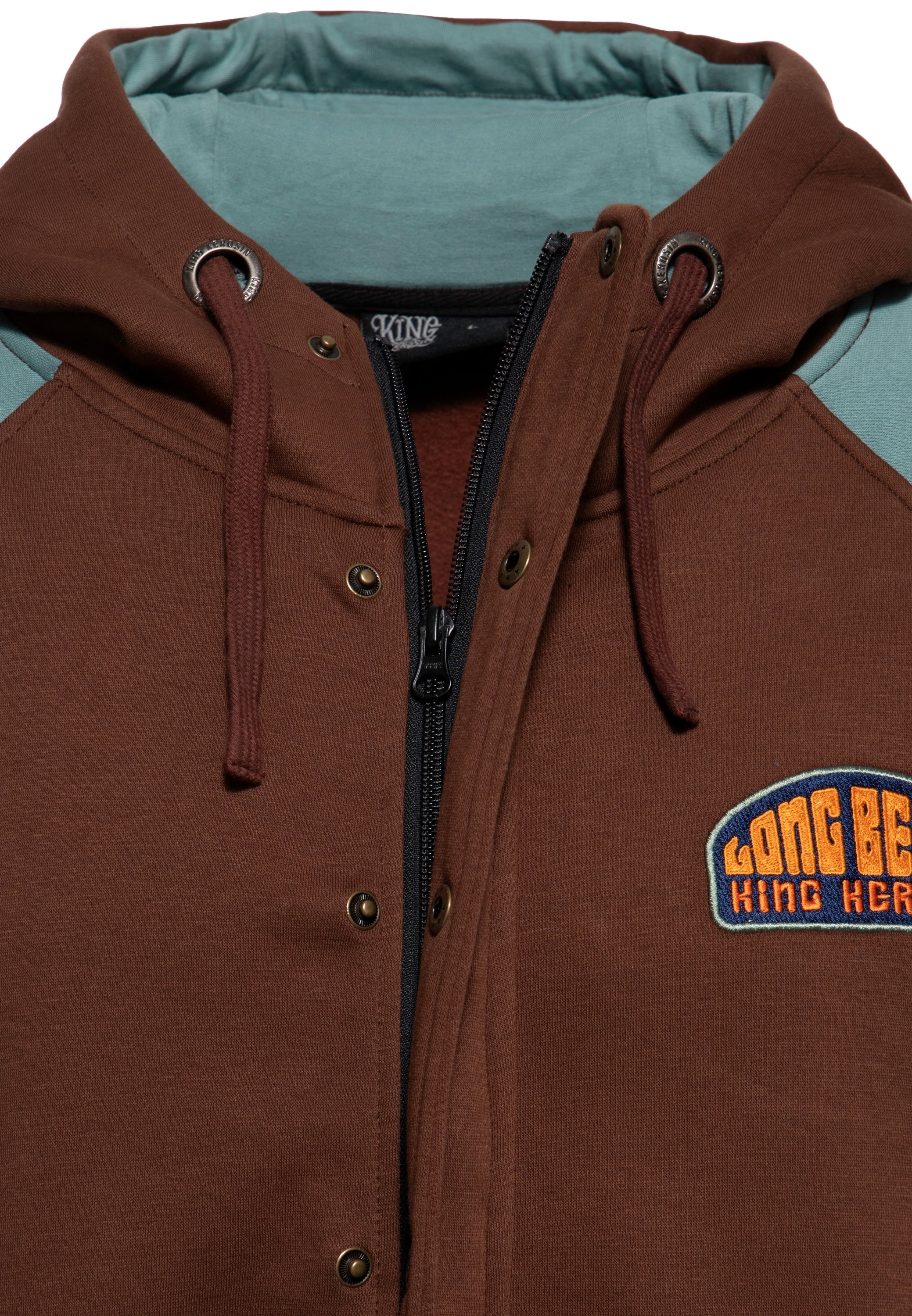 Kapuzen-Sweatjacke «Long Beach» - KING KEROSIN