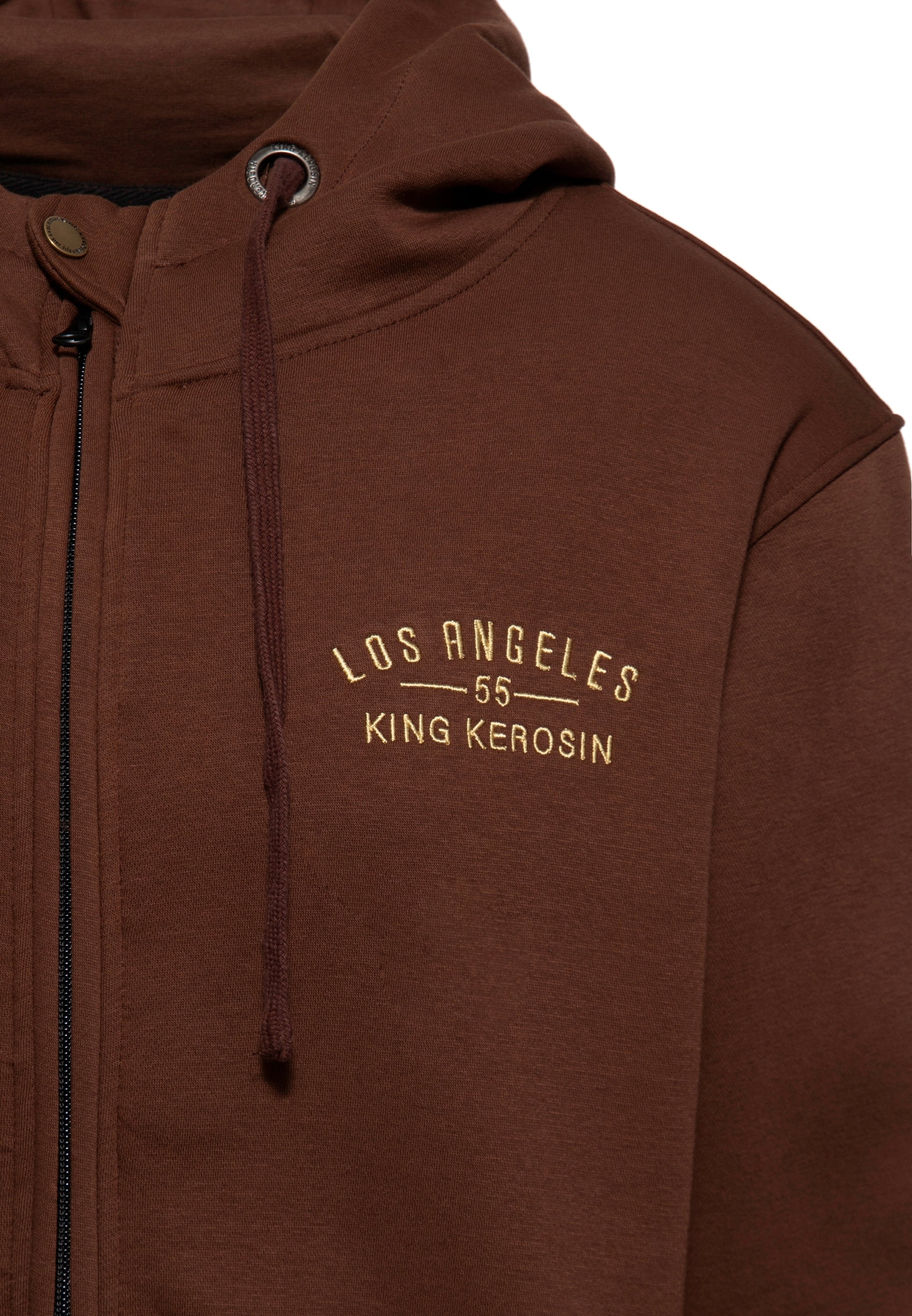 King Kerosin - Kapuzen-Sweatjacke «Stay Fast»