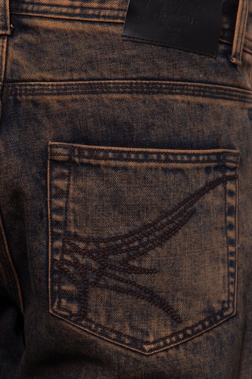 King Kerosin - Denim 5-Pocket Jeans Dirt Washed «Scott»