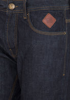 King Kerosin - Regular Fit Jeans in dark blue mit Logo-Patch «Robin»
