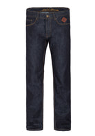 King Kerosin - Regular Fit Jeans in dark blue mit Logo-Patch «Robin»