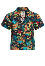 Kurzarm Bluse «organic cotton» Hemdblusen von Queen Kerosin