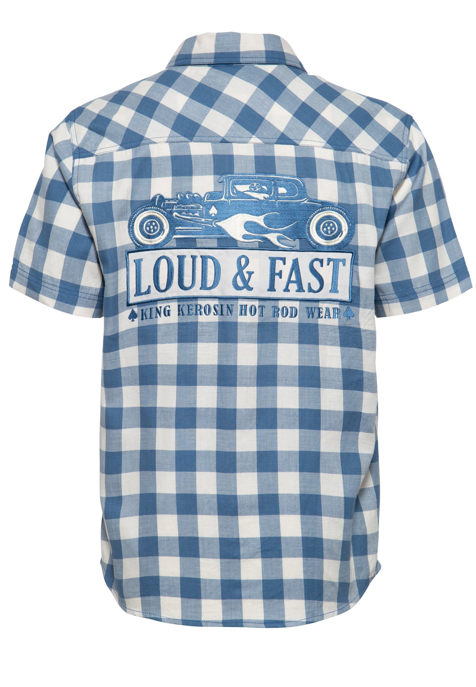 Kurzarm-Hemd «Loud & Fast» - KING KEROSIN