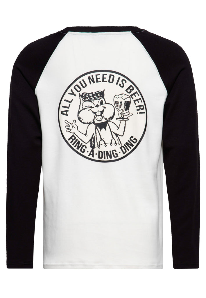 Queen Kerosin Langarmshirt «Ring-a-ding ding»