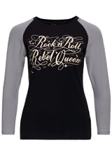 Langarmshirt «Rock'n' Roll Rebel Queen» Langarmshirts von Queen Kerosin