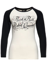 Langarmshirt «Rock'n' Roll Rebel Queen» Langarmshirts von Queen Kerosin