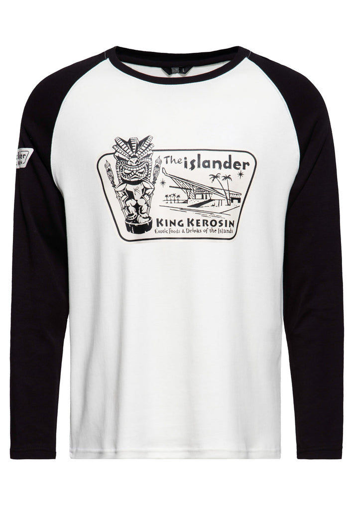 Queen Kerosin Langarmshirt «The Islander»