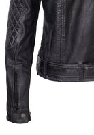 Lederjacke mit Kontrastfutter - KING KEROSIN