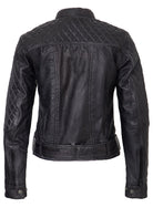 Lederjacke mit Kontrastfutter - KING KEROSIN