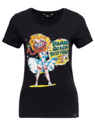 Queen Kerosin - Monster T-Shirt mit Frontprint «Diamonds»