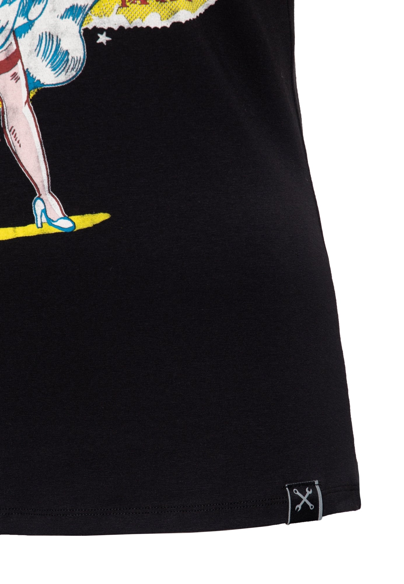 Queen Kerosin - Monster T-Shirt mit Frontprint «Diamonds»