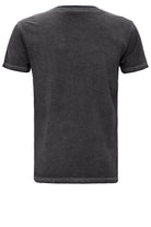 King Kerosin - Oil Washed Print T-Shirt im Used Look «El Bastardo»