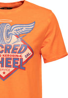 King Kerosin - Oil Washed T-Shirt «Sacred Wheel»