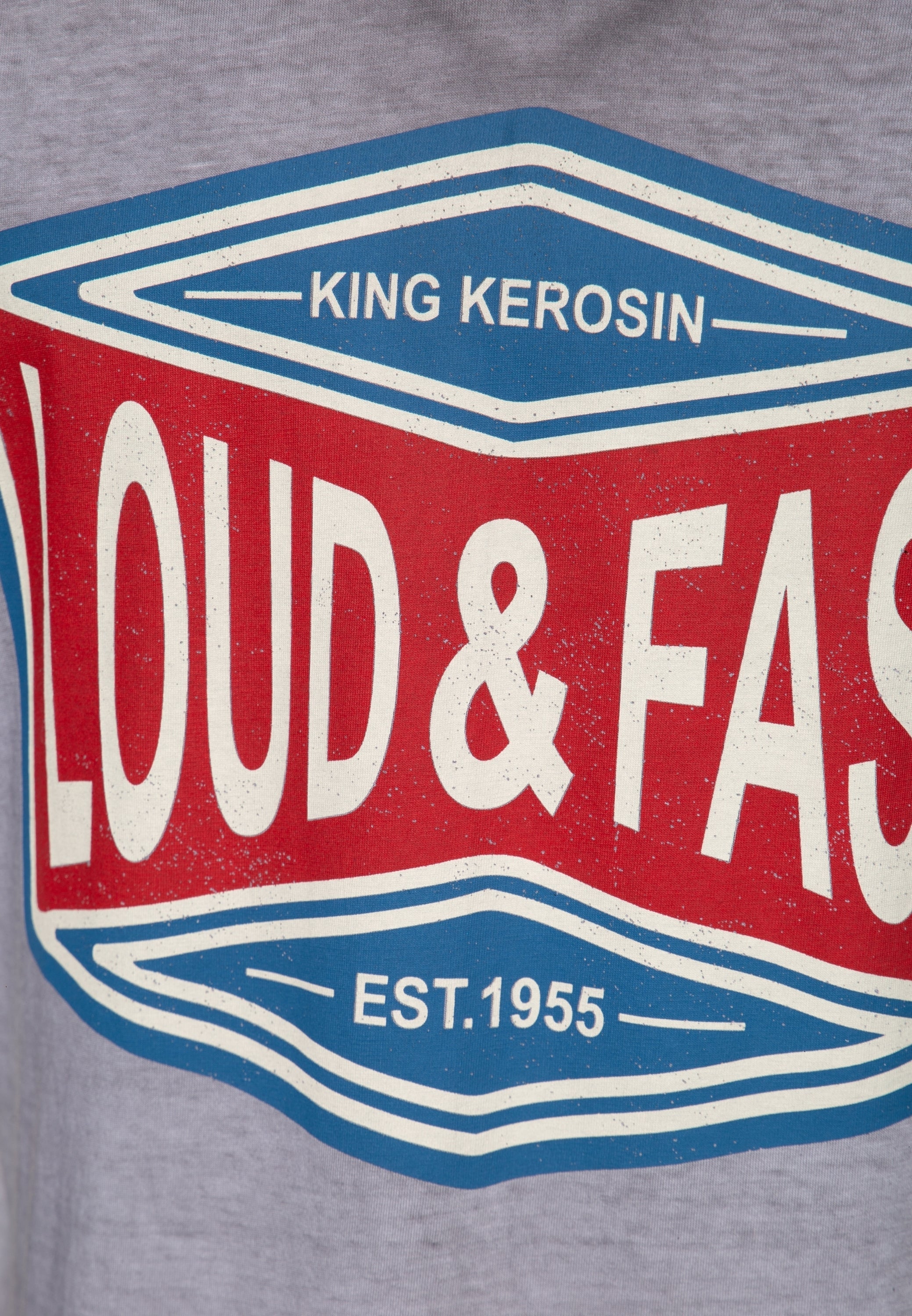 King Kerosin - Oilwash T-Shirt «Loud & Fast»