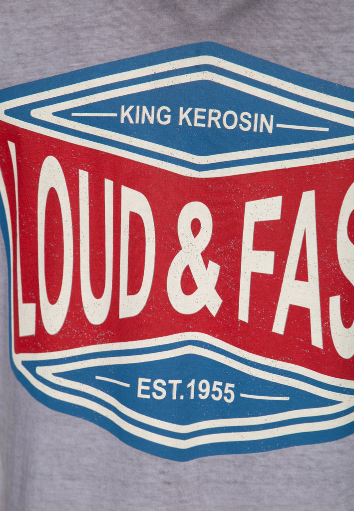 King Kerosin - Oilwash T-Shirt «Loud & Fast»