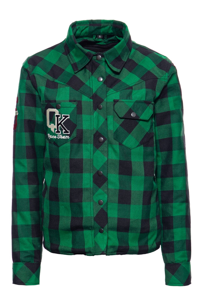 Queen Kerosin Outdoor Funktionshemd mit separatem Softshell-Futter und Stickerei «Race Team 55»