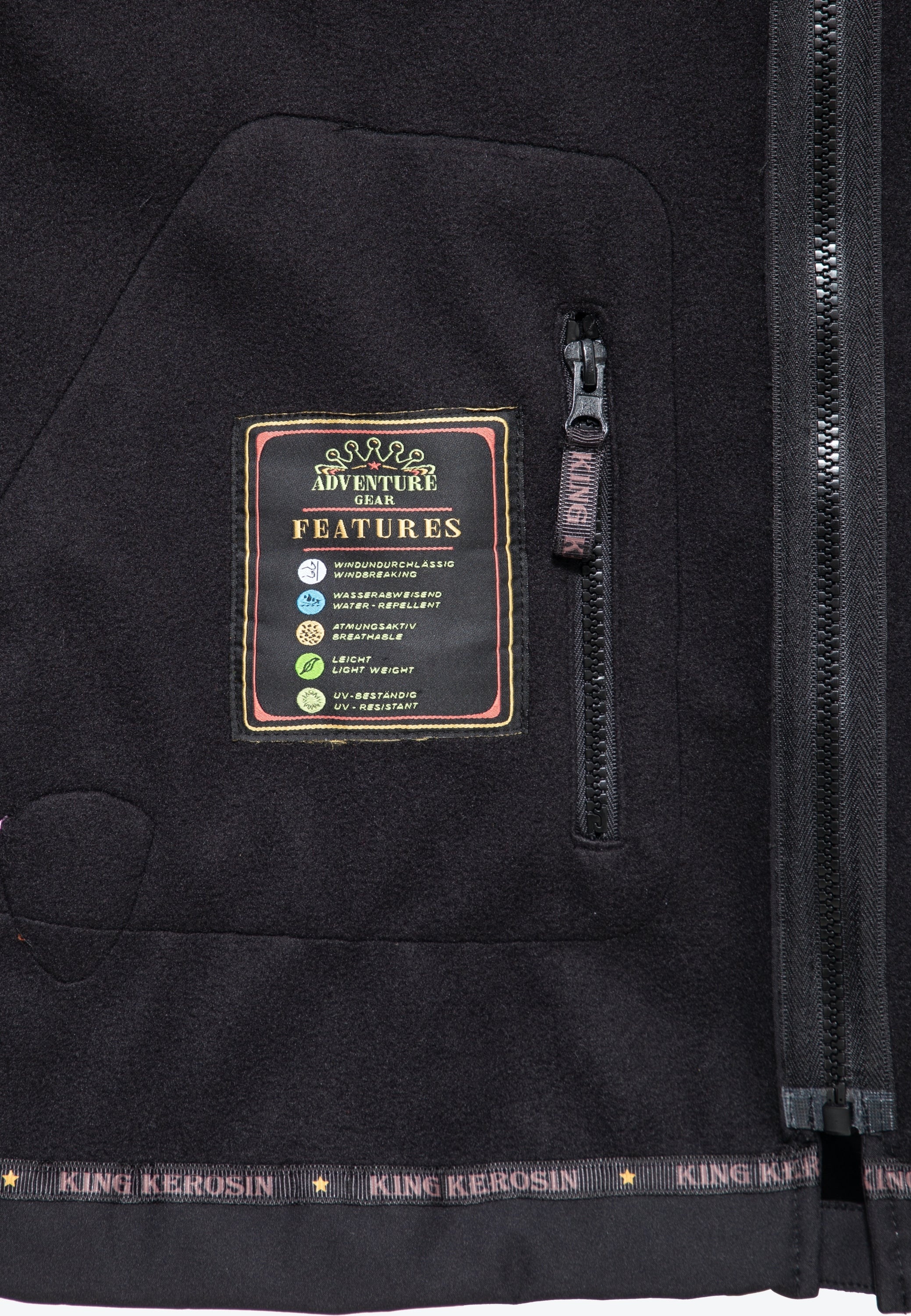 King Kerosin - Outdoor Sweatjacke «K.K. Adventure Gear - Speedfreak»